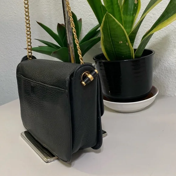 💕👜 TORY BURCH Chelsea Black Crossbody Bag - Picture 5 of 13